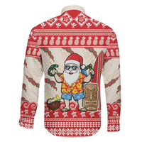 Hawaii Christmas Six Seven Family Matching Summer Maxi Dress and Hawaiian Shirt Mele Kalikimaka Funny Santa 67 Gen Alpha Slang LT14 - Polynesian Pride