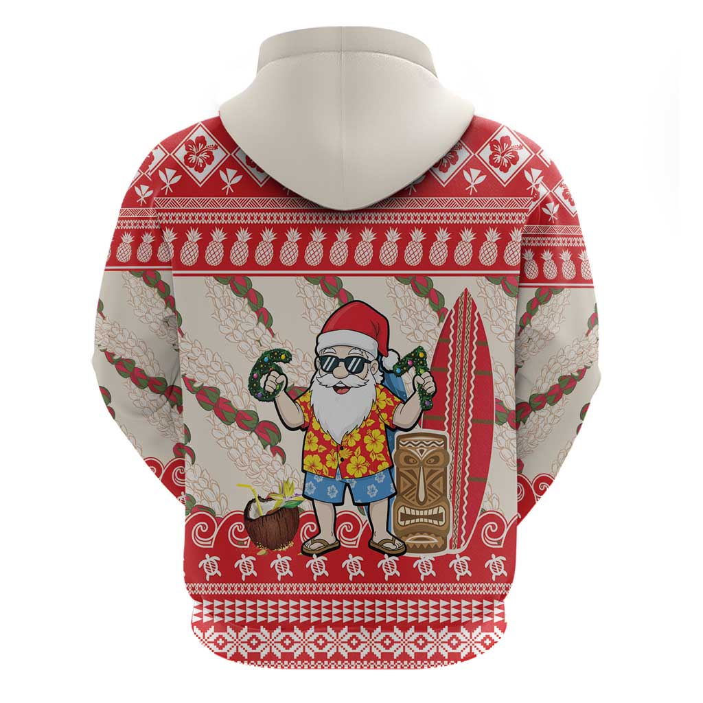 Hawaii Christmas Six Seven Hoodie Mele Kalikimaka Funny Santa 67 Gen Alpha Slang - Polynesian Pride