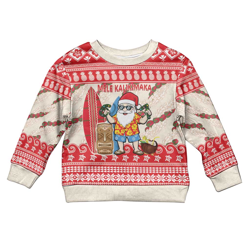 Hawaii Christmas Six Seven Kid Ugly Christmas Sweater Mele Kalikimaka Funny Santa 67 Gen Alpha Slang - Polynesian Pride