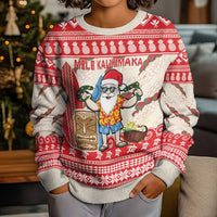 Hawaii Christmas Six Seven Kid Ugly Christmas Sweater Mele Kalikimaka Funny Santa 67 Gen Alpha Slang - Polynesian Pride