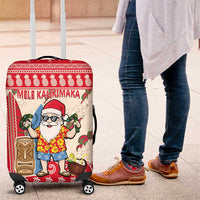 Hawaii Christmas Six Seven Luggage Cover Mele Kalikimaka Funny Santa 67 Gen Alpha Slang - Polynesian Pride