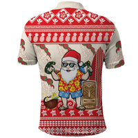 Hawaii Christmas Six Seven Polo Shirt Mele Kalikimaka Funny Santa 67 Gen Alpha Slang - Polynesian Pride