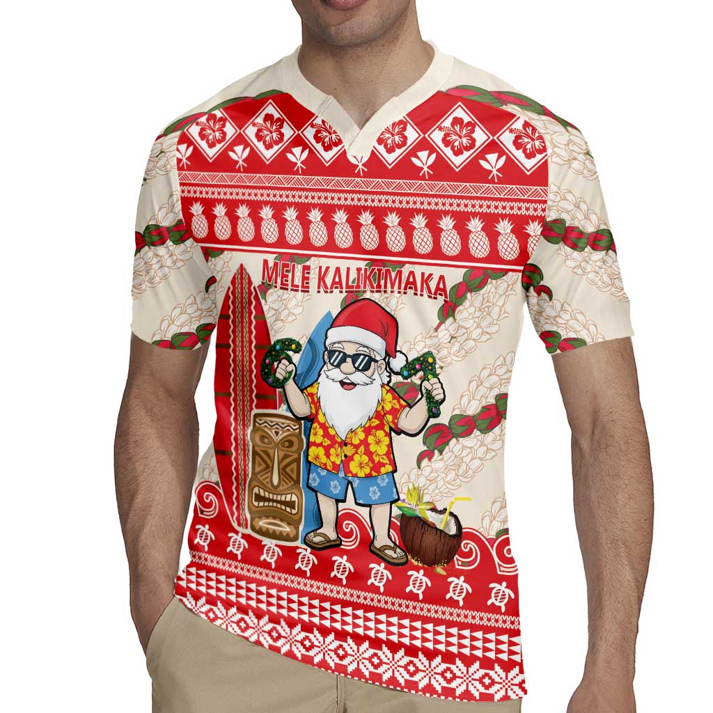 Hawaii Christmas Six Seven Rugby Jersey Mele Kalikimaka Funny Santa 67 Gen Alpha Slang - Polynesian Pride