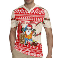 Hawaii Christmas Six Seven Rugby Jersey Mele Kalikimaka Funny Santa 67 Gen Alpha Slang - Polynesian Pride