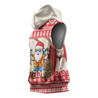 Hawaii Christmas Six Seven Sleeveless Hoodie Mele Kalikimaka Funny Santa 67 Gen Alpha Slang - Polynesian Pride