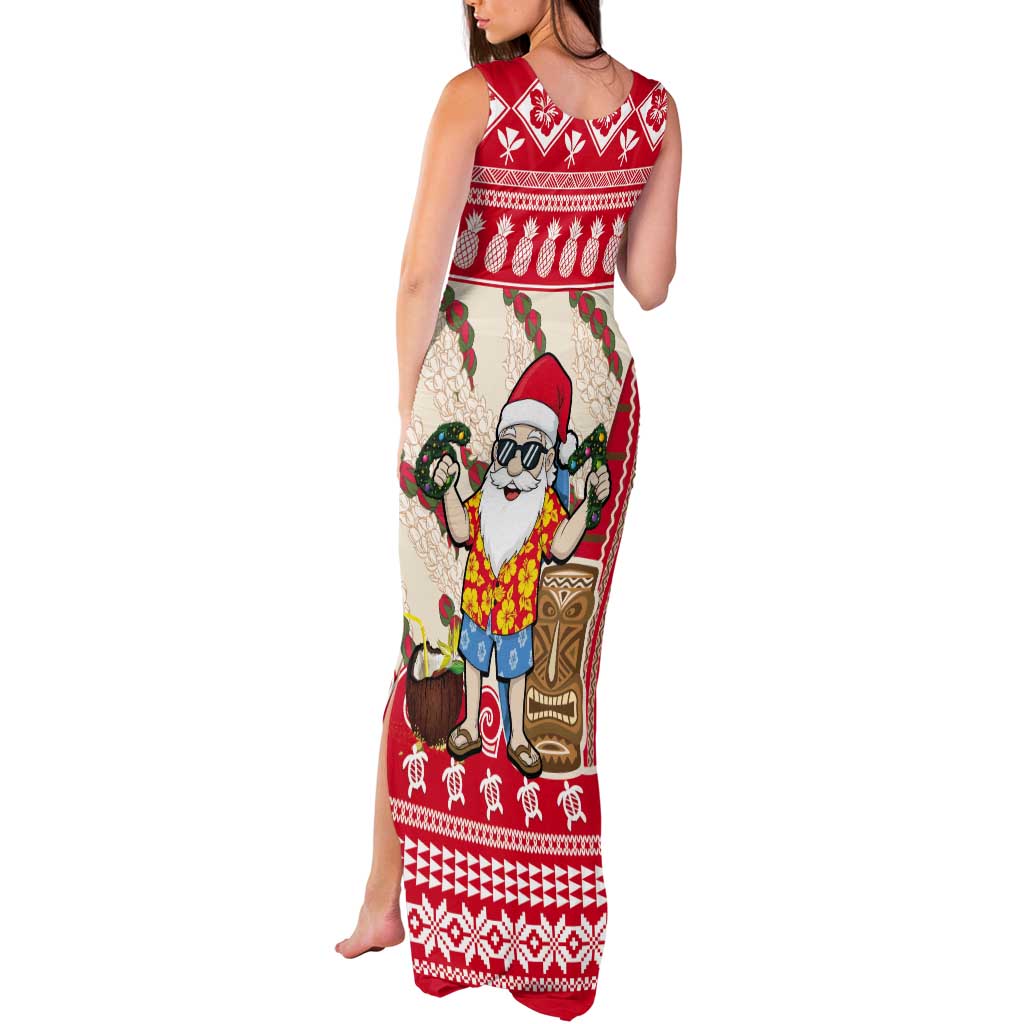 Hawaii Christmas Six Seven Tank Maxi Dress Mele Kalikimaka Funny Santa 67 Gen Alpha Slang - Polynesian Pride