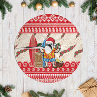 Hawaii Christmas Six Seven Tree Skirt Mele Kalikimaka Funny Santa 67 Gen Alpha Slang - Polynesian Pride