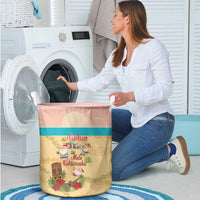 Aloha Hawaii Mele Kalikimaka Laundry Basket Beachy Funny Santa Hawaiian Lei - Polynesian Pride
