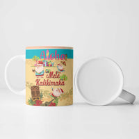 Aloha Hawaii Mele Kalikimaka Ceramic Mug Beachy Funny Santa Hawaiian Lei LT14 - Polynesian Pride
