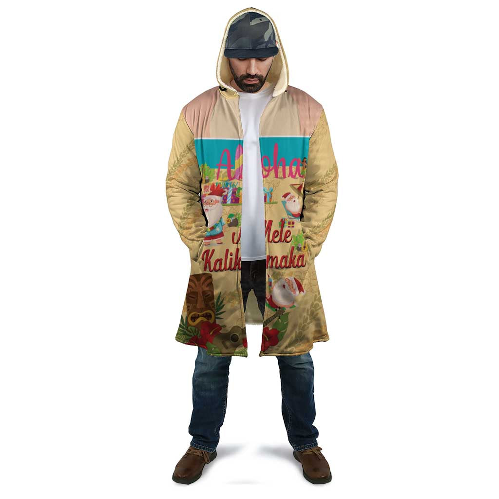 Aloha Hawaii Mele Kalikimaka Cloak Beachy Funny Santa Hawaiian Lei - Polynesian Pride