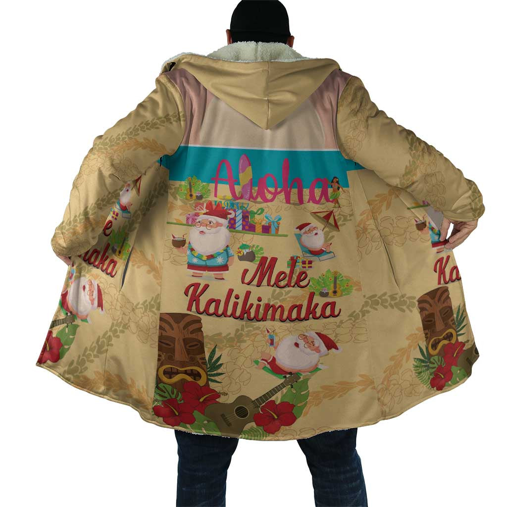 Aloha Hawaii Mele Kalikimaka Cloak Beachy Funny Santa Hawaiian Lei - Polynesian Pride