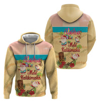 Aloha Hawaii Mele Kalikimaka Hoodie Beachy Funny Santa Hawaiian Lei - Polynesian Pride