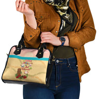 Aloha Hawaii Mele Kalikimaka Shoulder Handbag Beachy Funny Santa Hawaiian Lei - Polynesian Pride