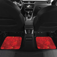 New Zealand Kakapo Christmas Car Mats Owl Parrot Santa Sliver Fern Manuka - Red - Polynesian Pride