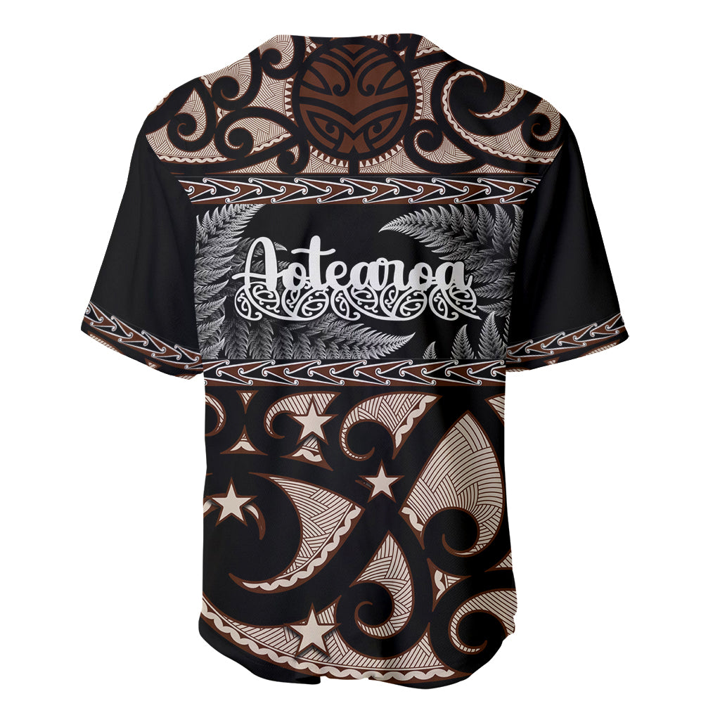 Kia Ora New Zealand Baseball Jersey Aotearoa Proud Maori With Silver Fern LT14 - Polynesian Pride