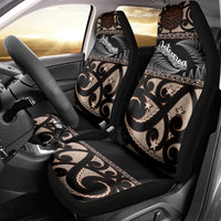 Kia Ora New Zealand Car Seat Cover Aotearoa Proud Maori With Silver Fern LT14 - Polynesian Pride