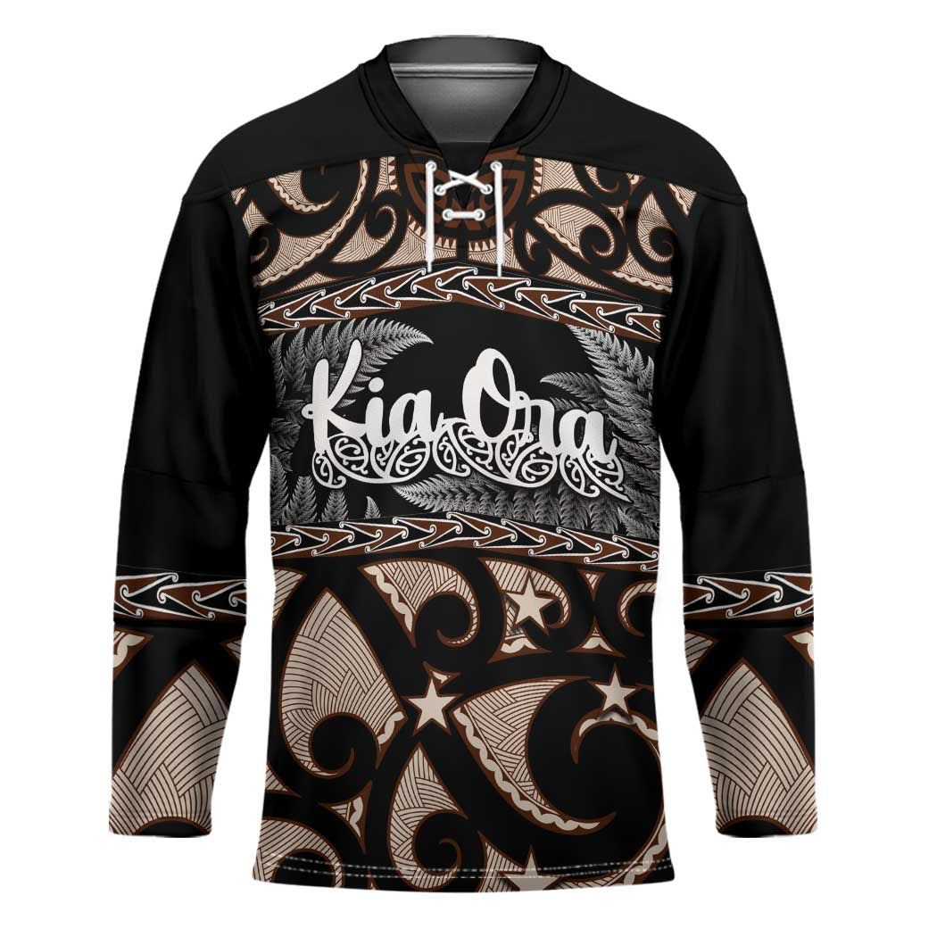 Kia Ora New Zealand Hockey Jersey Aotearoa Proud Maori Silver Fern - Polynesian Pride