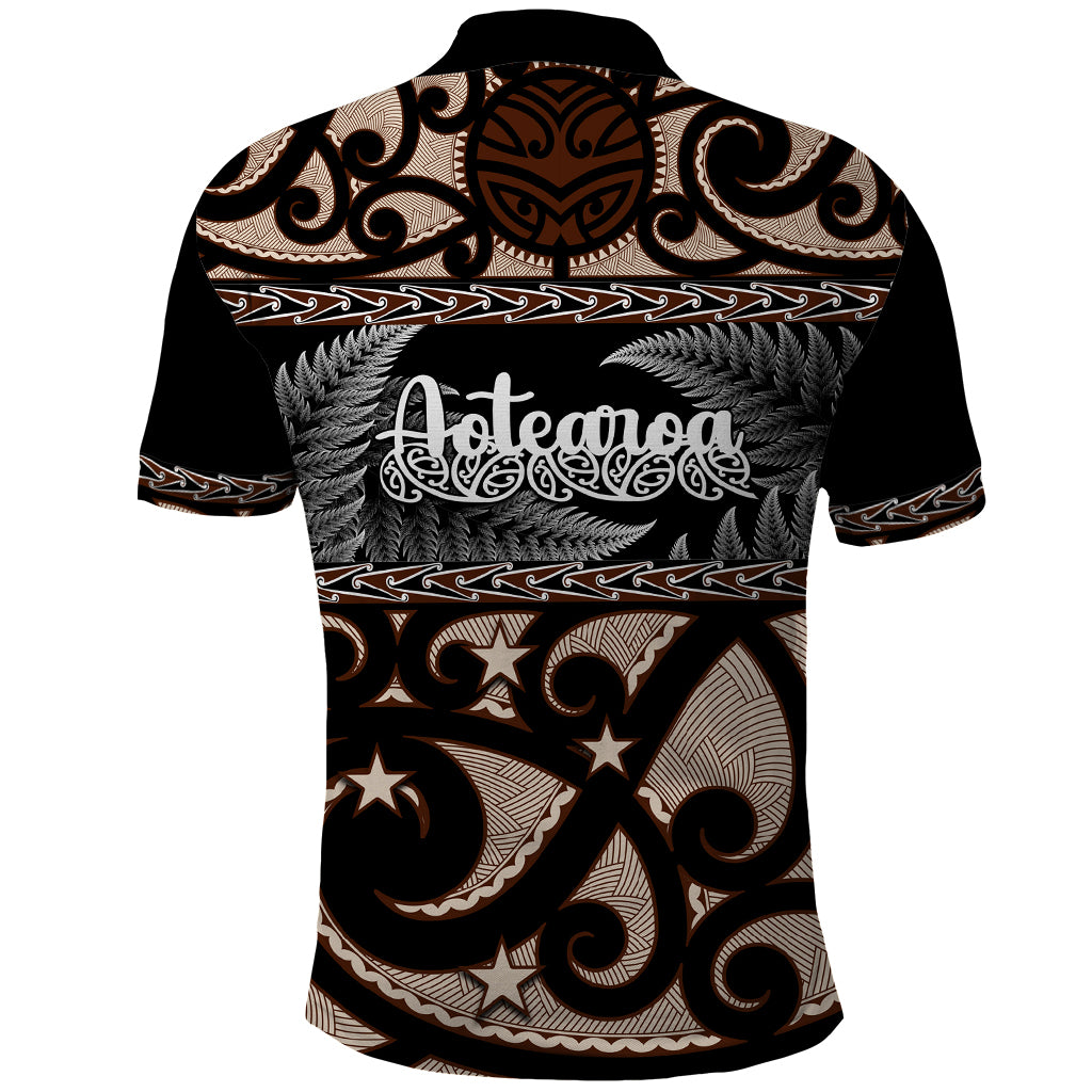 Kia Ora New Zealand Polo Shirt Aotearoa Proud Maori With Silver Fern LT14 - Polynesian Pride