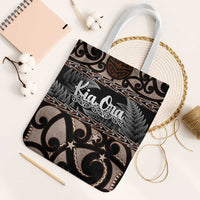 Kia Ora New Zealand Tote Bag Aotearoa Proud Maori Silver Fern - Polynesian Pride
