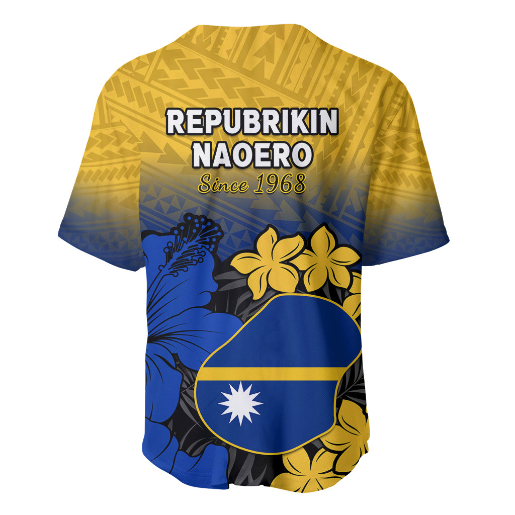 Nauru Independence Day Baseball Jersey Repubrikin Naoero Polynesian Pattern LT14 - Polynesian Pride