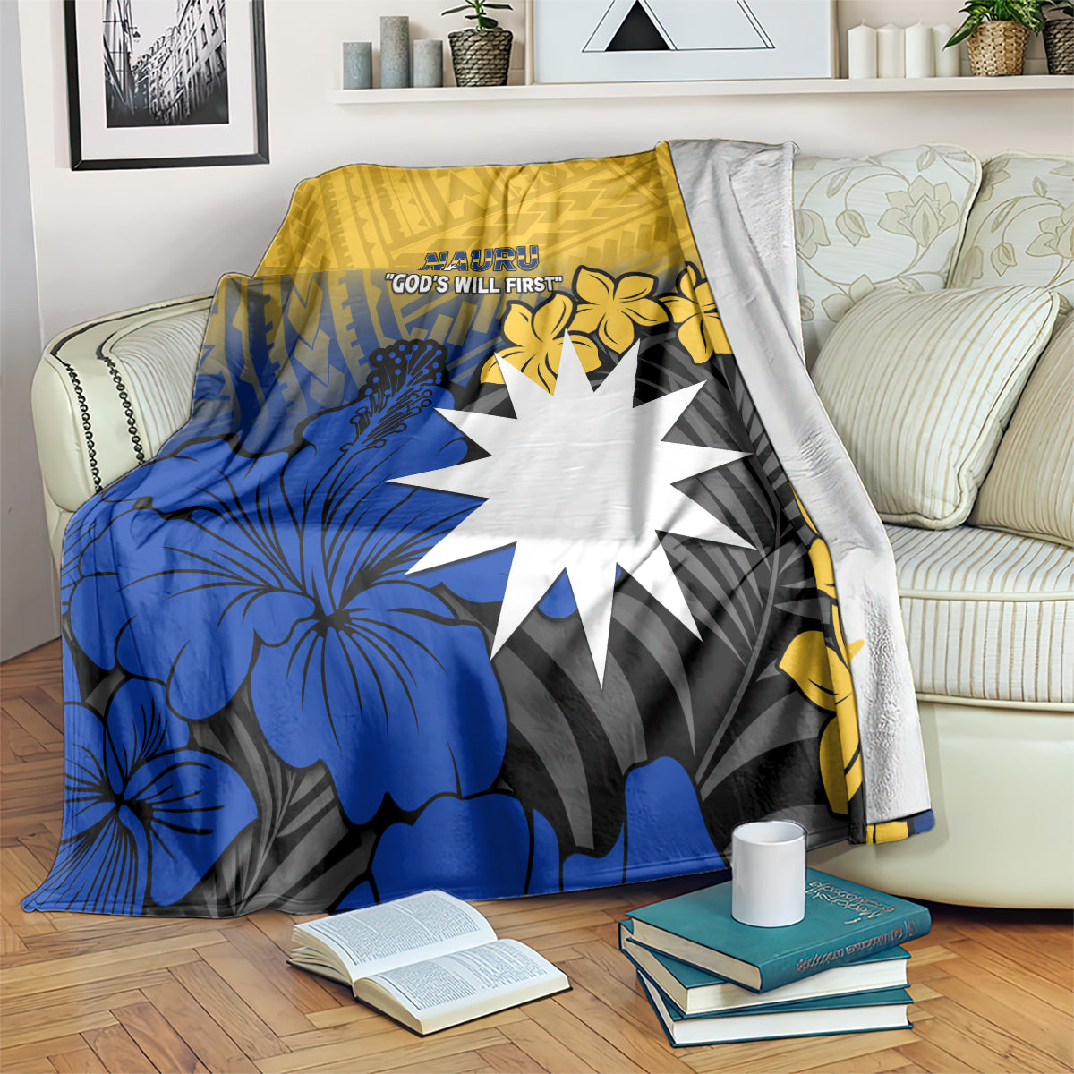 Nauru Independence Day Blanket Repubrikin Naoero Polynesian Pattern LT14 - Polynesian Pride