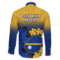 Nauru Independence Day Family Matching Off Shoulder Maxi Dress and Hawaiian Shirt Repubrikin Naoero Polynesian Pattern LT14 - Polynesian Pride