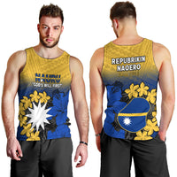 Nauru Independence Day Men Tank Top Repubrikin Naoero Polynesian Pattern LT14 - Polynesian Pride