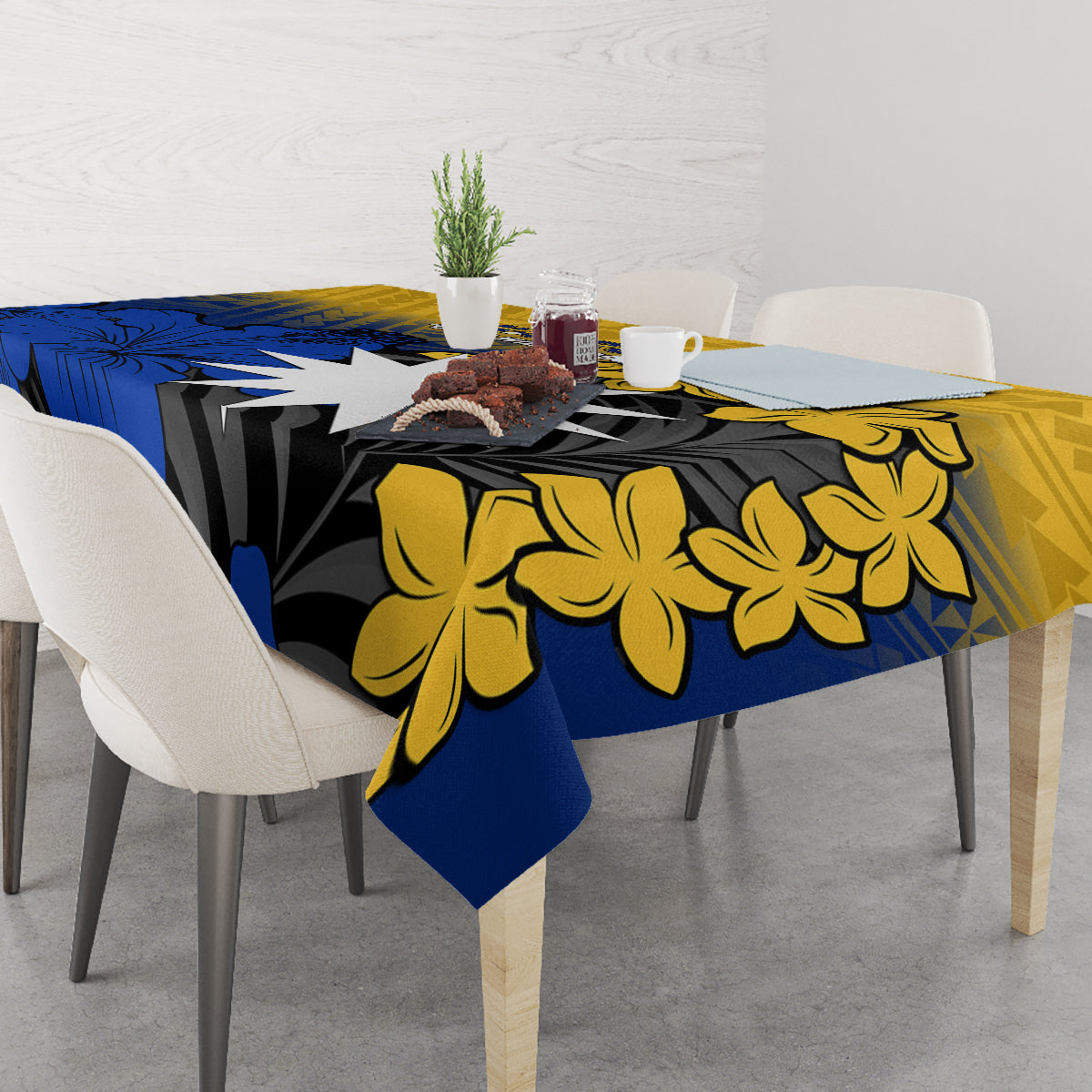 Nauru Independence Day Tablecloth Repubrikin Naoero Polynesian Pattern LT14 - Polynesian Pride
