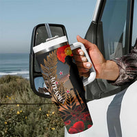 New Zealand ANZAC Day Tumbler With Handle Lest We Forget Silver Fern With Camouflage LT14 - Polynesian Pride