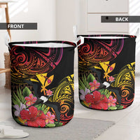 Hawaii Iwa Bird Laundry Basket Great Frigatebird Kanaka Tropical Hippie Style LT14 - Polynesian Pride