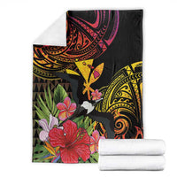 Hawaii Iwa Bird Blanket Great Frigatebird Kanaka Tropical Hippie Style LT14 - Polynesian Pride