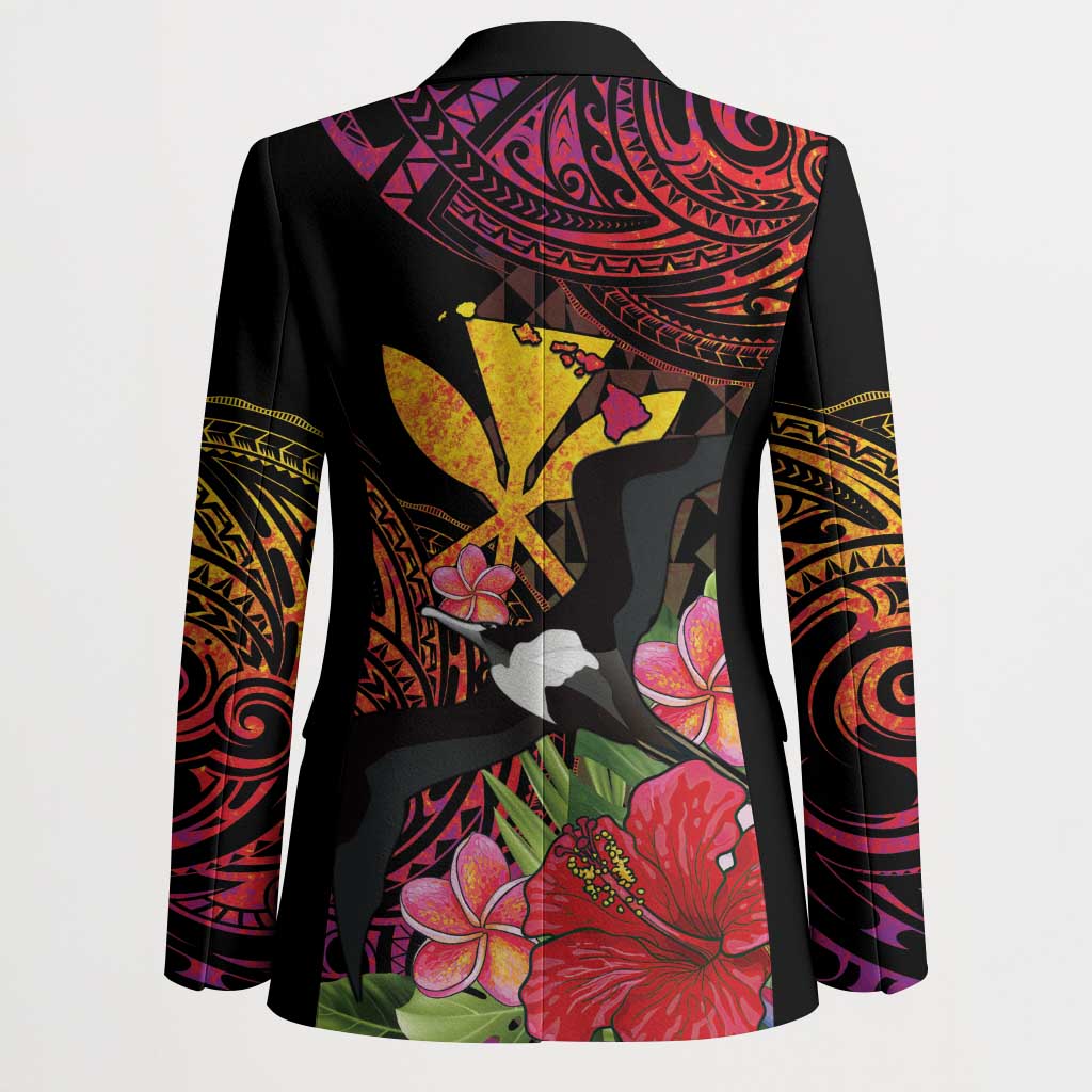 Hawaii Iwa Bird Blazer Great Frigatebird Kanaka Tropical Hippie Style LT14 - Polynesian Pride