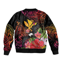 Hawaii Iwa Bird Bomber Jacket Great Frigatebird Kanaka Tropical Hippie Style LT14 - Polynesian Pride