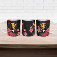 Hawaii Iwa Bird Ceramic Mug Great Frigatebird Kanaka Tropical Hippie Style LT14 - Polynesian Pride