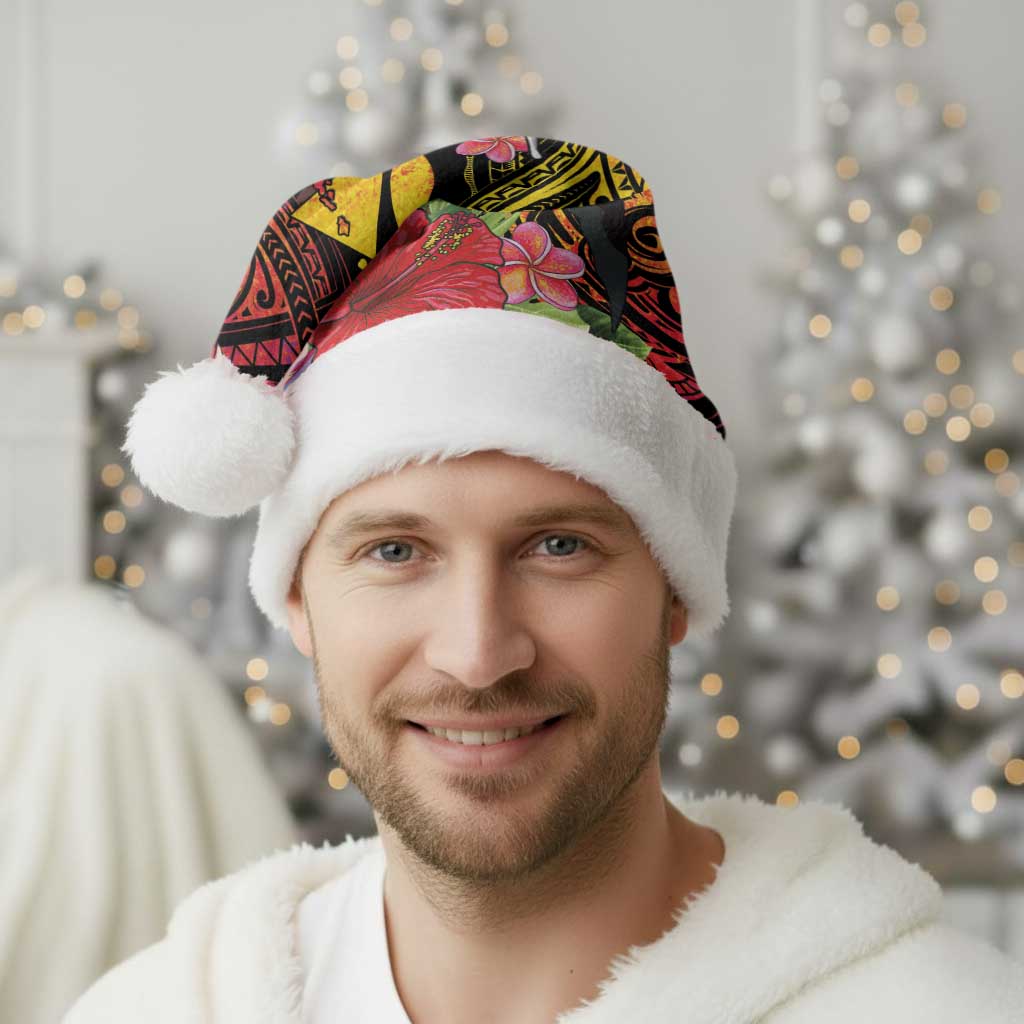 Hawaii Iwa Bird Christmas Santa Hat Great Frigatebird Kanaka Tropical Hippie Style LT14 - Polynesian Pride