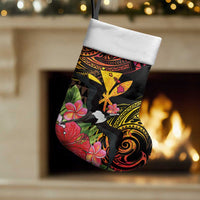 Hawaii Iwa Bird Christmas Stocking Great Frigatebird Kanaka Tropical Hippie Style LT14 Set of 2 Black - Polynesian Pride
