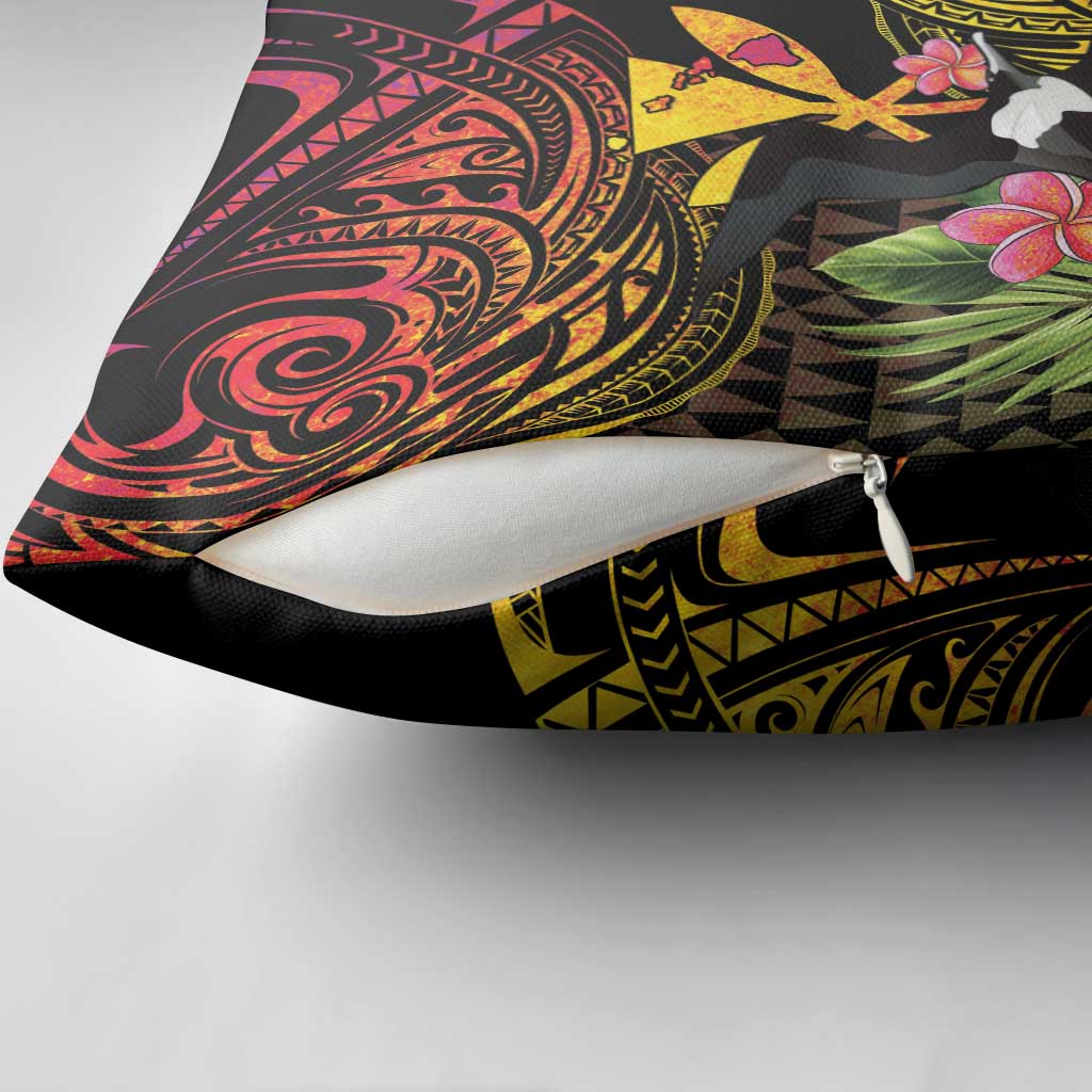 Hawaii Iwa Bird Pillow Cover Great Frigatebird Kanaka Tropical Hippie Style LT14 - Polynesian Pride