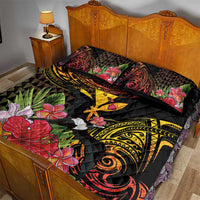 Hawaii Iwa Bird Quilt Bed Set Great Frigatebird Kanaka Tropical Hippie Style LT14 - Polynesian Pride