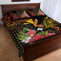 Hawaii Iwa Bird Quilt Bed Set Great Frigatebird Kanaka Tropical Hippie Style LT14 - Polynesian Pride
