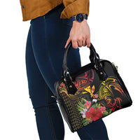 Hawaii Iwa Bird Shoulder Handbag Great Frigatebird Kanaka Tropical Hippie Style - Polynesian Pride