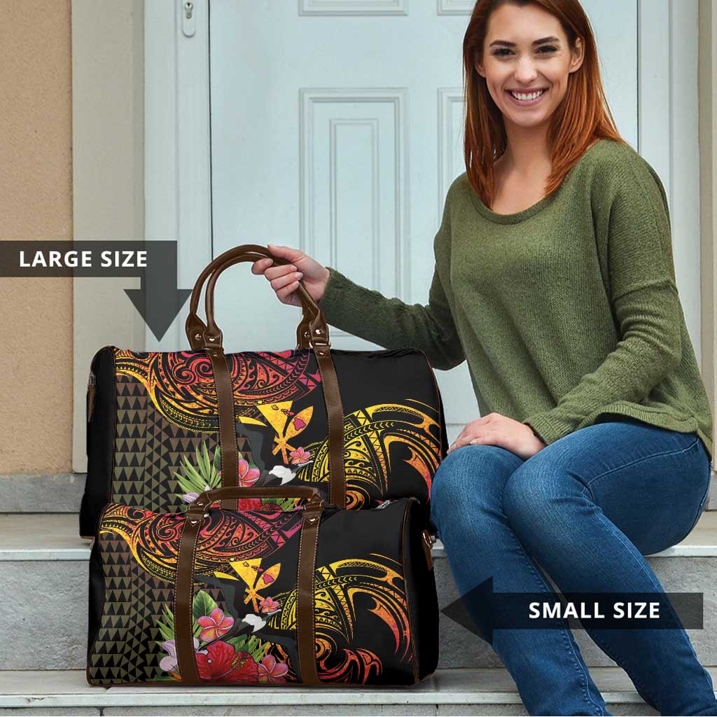 Hawaii Iwa Bird Travel Bag Great Frigatebird Kanaka Tropical Hippie Style LT14 - Polynesian Pride