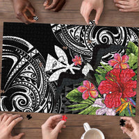 Hawaii Iwa Bird Puzzle Great Frigatebird Kanaka Tropical Flowers LT14 - Polynesian Pride