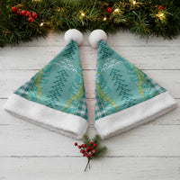 Teal Palaka Hawaii Iwa Bird Christmas Santa Hat Hawaiian Kakau Jade Vine Lei LT14 - Polynesian Pride