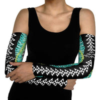 Black Palaka Hawaii Iwa Bird Arm Sleeves Hawaiian Kakau Jade Vine Lei LT14 - Polynesian Pride