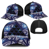 Matariki New Zealand Baseball Net Cap NZ Niho Taniwha Maori New Year Blue Galaxy