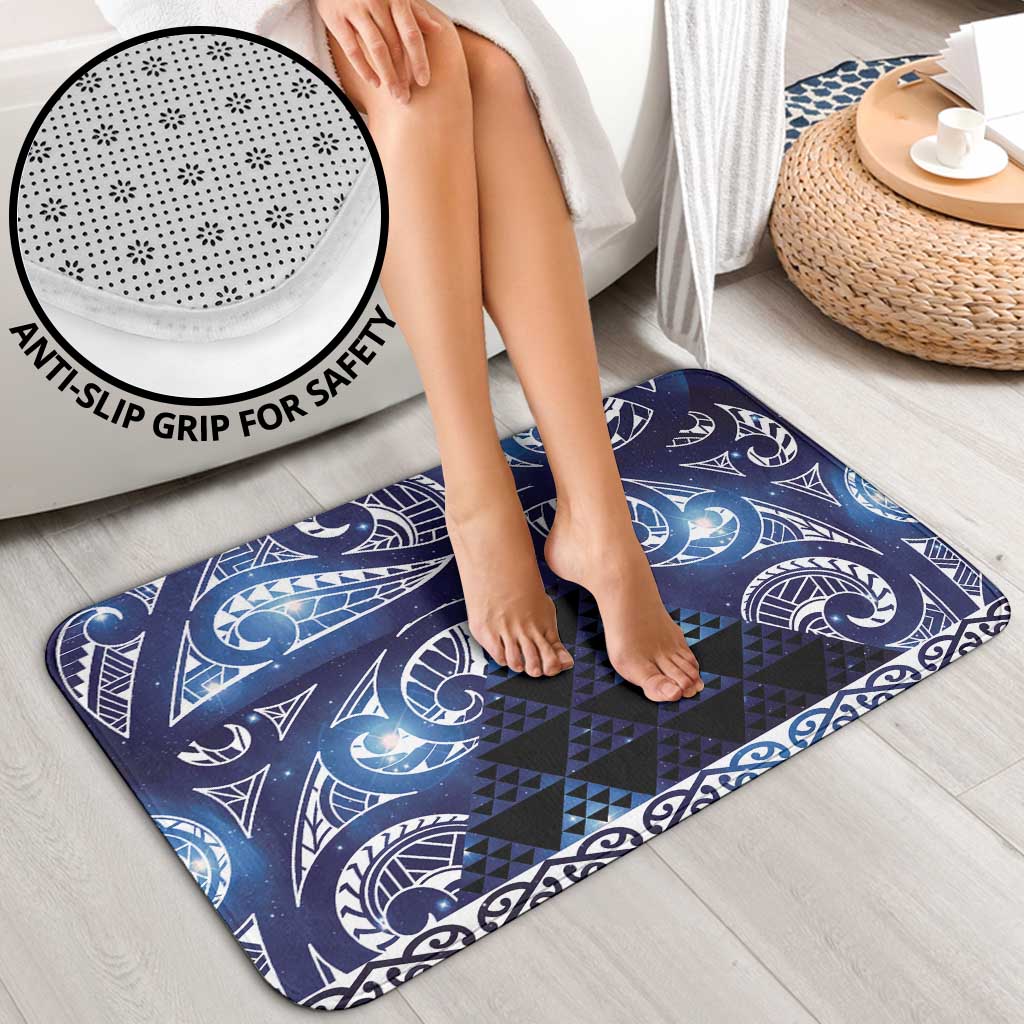 Matariki New Zealand Bathroom Set NZ Niho Taniwha Maori New Year Blue Galaxy LT14 - Polynesian Pride