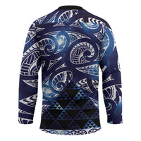 Matariki New Zealand Hockey Jersey NZ Niho Taniwha Maori New Year Blue Galaxy