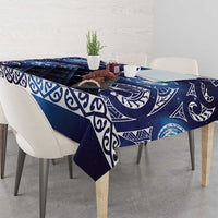 Matariki New Zealand Tablecloth NZ Niho Taniwha Maori New Year Blue Galaxy LT14 - Polynesian Pride