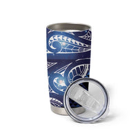 Matariki New Zealand Tumbler Cup NZ Niho Taniwha Maori New Year Blue Galaxy LT14 - Polynesian Pride