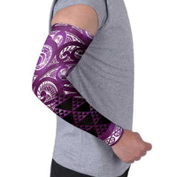 Matariki New Zealand Arm Sleeves NZ Niho Taniwha Maori New Year Purple Galaxy